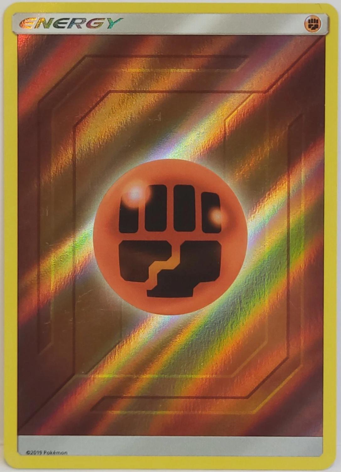 Hidden Fates Fighting Energy [Reverse Holo] Pokémon card